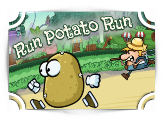 Run Potato Run addition Games Fun4TheBrain Thumbnail
