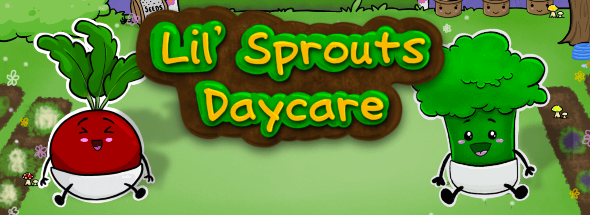 Lil Sprouts Daycare Banner